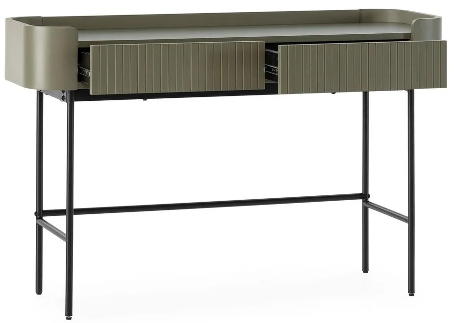 Masă consolă kaki 40x120 cm Willa – MOME