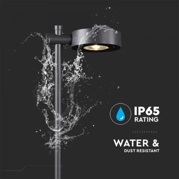 Lampă LED de exterior LED/7W/230V 4000K IP65 negru 102 cm