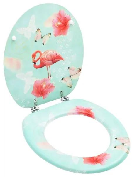 Capac wc, mdf, model flamingo
