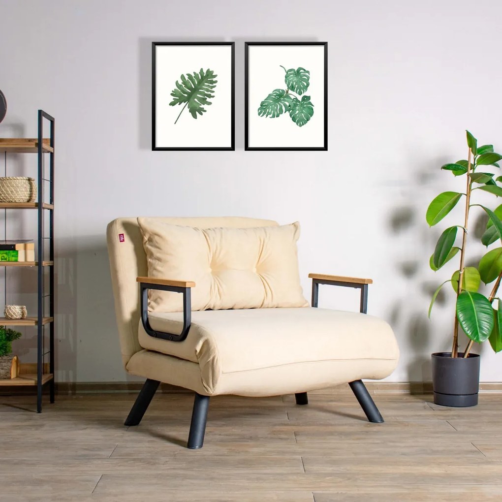 Fotoliu Sando Single Cream