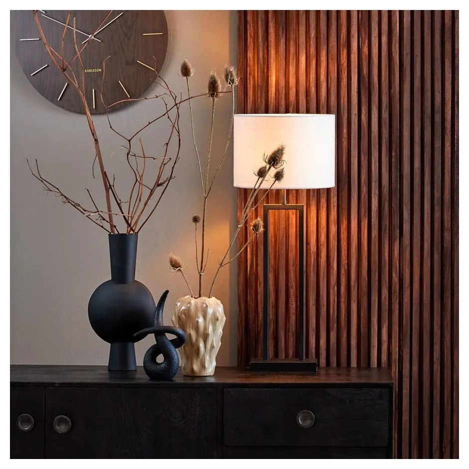 Abajur crem ø 30 cm Livigno – Light &amp; Living