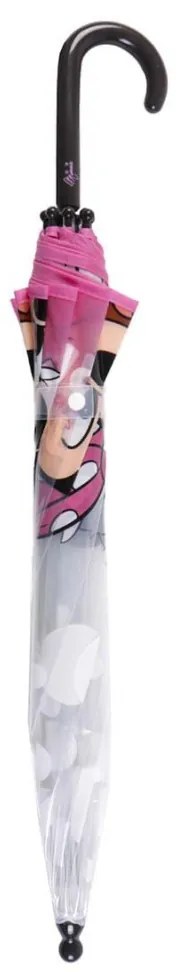 Disney Minnie Make Me Happy umbrelă transparentă pentru copii Ø71 cm