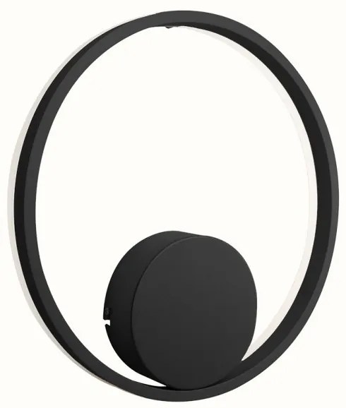 Aplica de perete LED design modern geometric Halo BK
