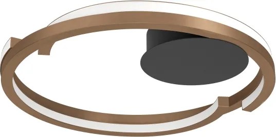 Eglo 901825-LED Plafonier MEZZOMONTE 2x LED, 20W, 230V, Ø48 cm, bronz + telecomandă