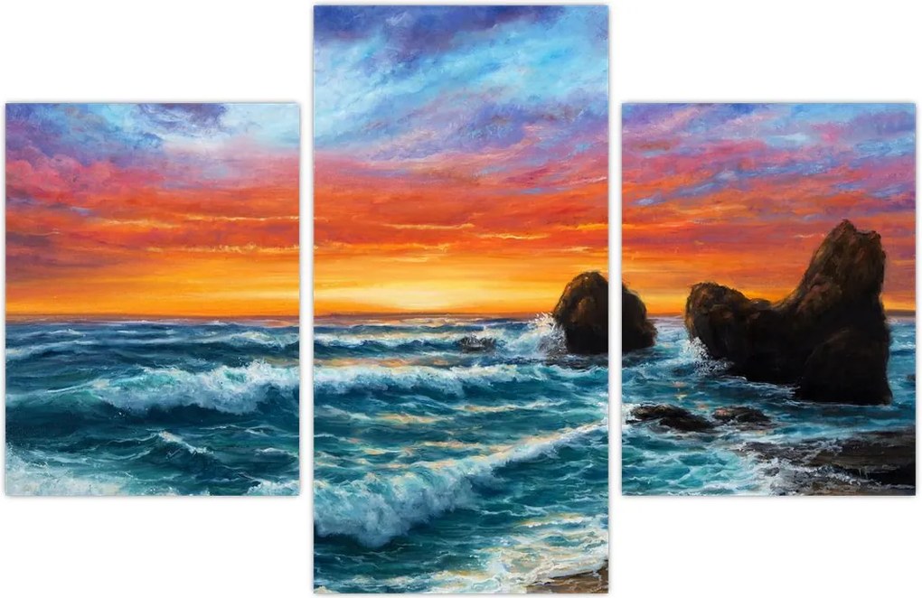 Tablou - Apus de soare (90x60 cm)