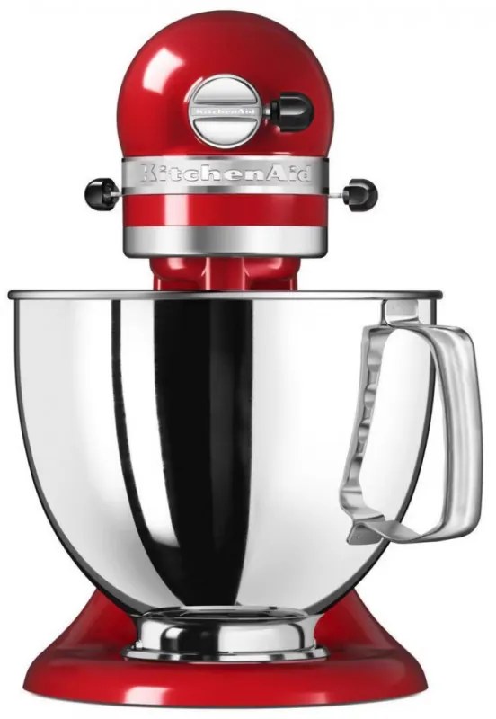 Mixer planetar Artisan Elegance KitchenAid 5KSM125EER, 300 W, 4,8 l, Direct drive, 10 viteze, Empire red