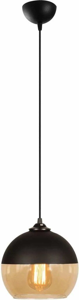 Lustra CAMINI MR-869, negru, metal, 20x36-116 cm