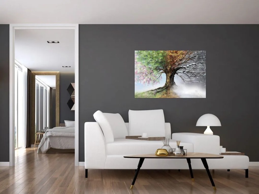 Tablou - Arborele celor patru anotimpuri (90x60 cm)