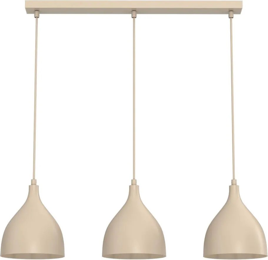 Lustră cu cablu NOAK CLASSIC 3xE27/15W/230V bej