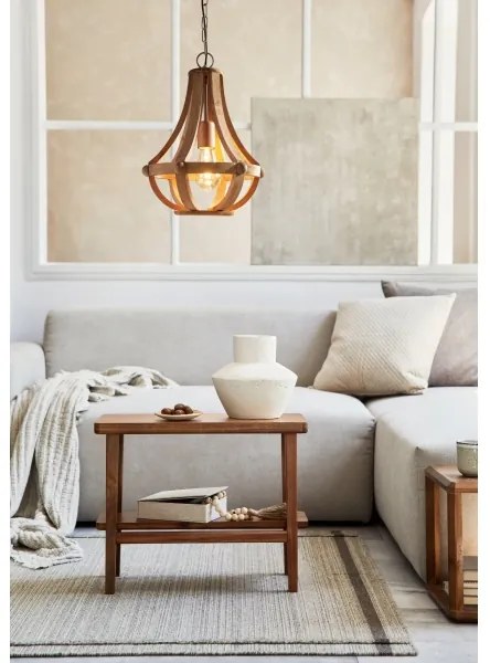 Eglo 49724 - Candelabru suspendat pe lanț KINROSS, 1xE27/60W