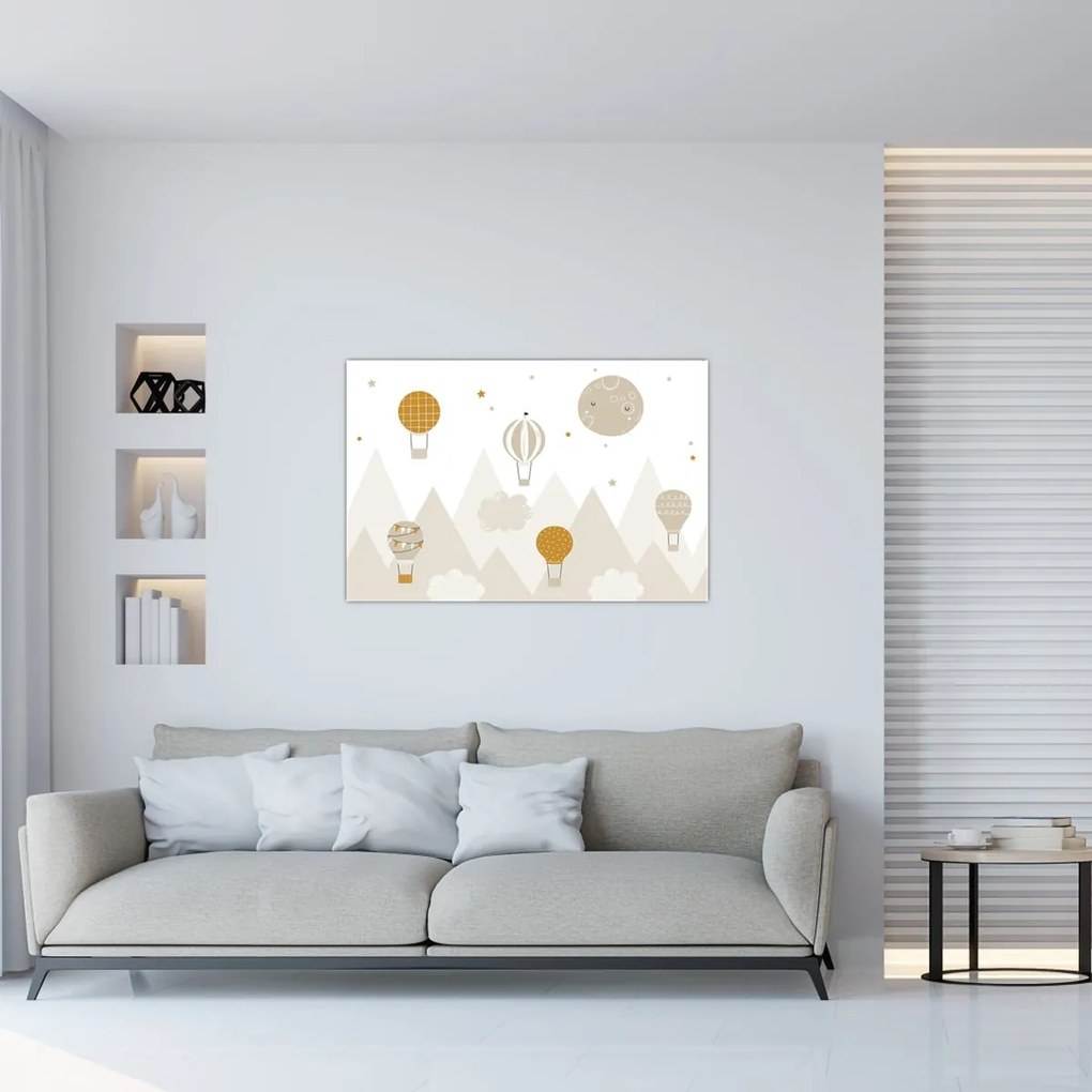 Tablou - Baloane zburătoare (90x60 cm)