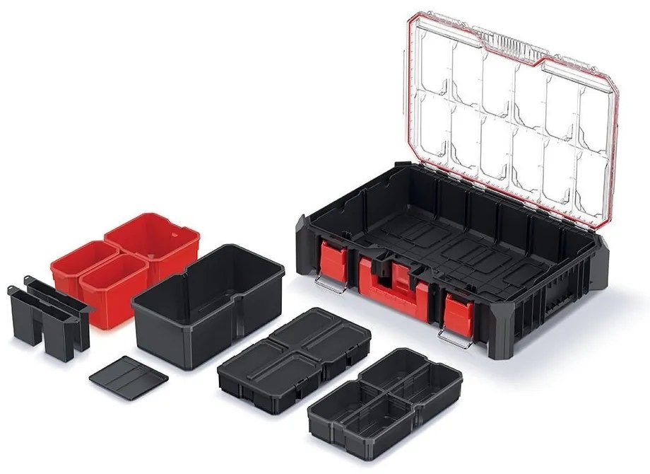Organizator C, 54,3 cm, inaltime cu cutii, negru