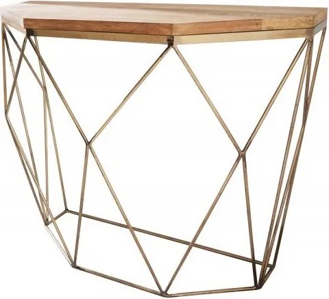 Consola design minimalist Diamond 90cm Mango