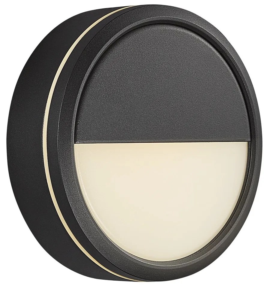 Aplica LED perete/ tavan exterior cu protectie IP54 Ava Smart Black