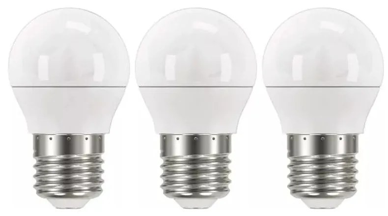 Becuri LED E27, 3 buc. cu lumină neutră 5 W – EMOS