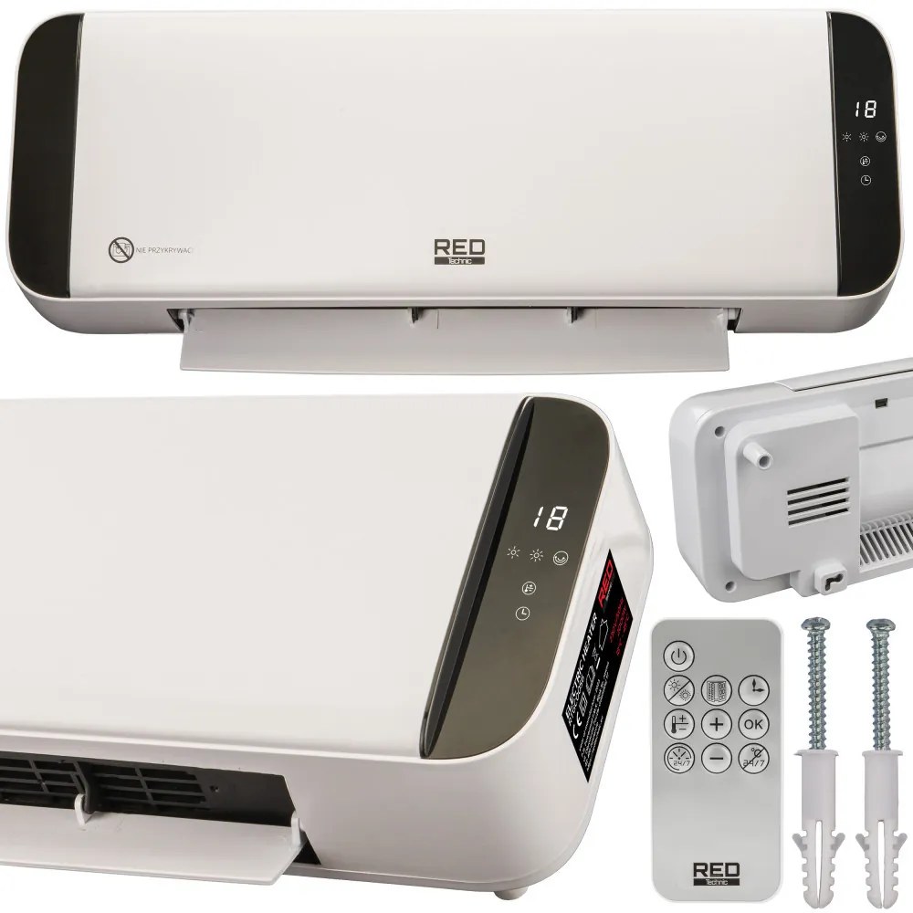 Perdea de aer Încălzitor ceramic 2000W RTGC0056 LCD