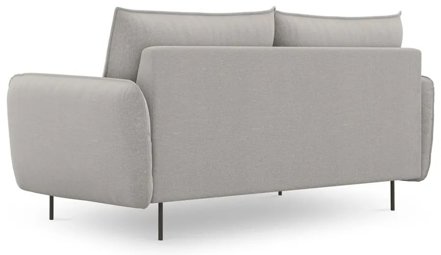 Canapea Cosmopolitan Design Vienna, 160 cm, gri deschis