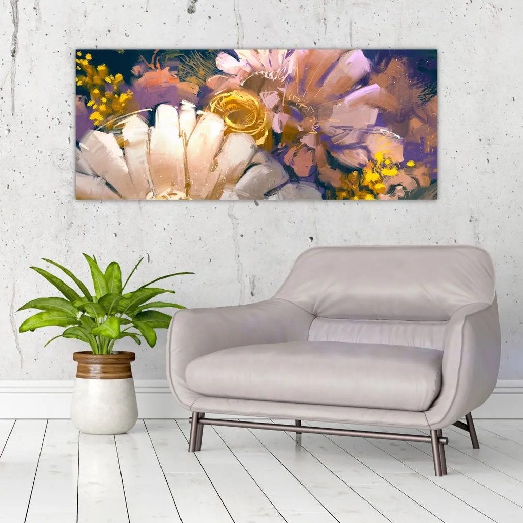 Tablou - Flori (120x50 cm)