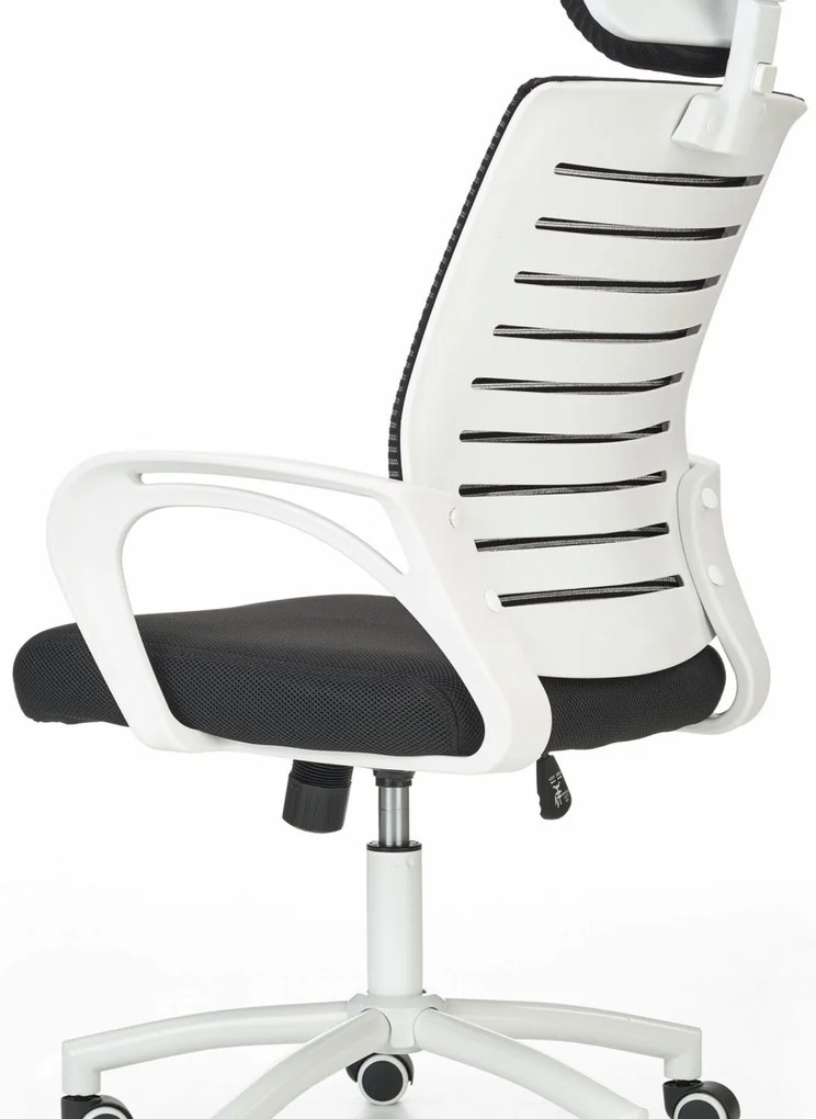 Scaun de birou Socket alb negru