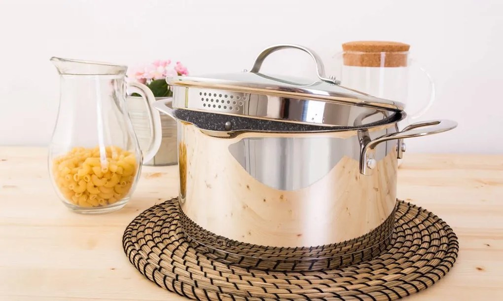 Oală G21 Gourmet Miracle - oțel inoxidabil/greblon-28 cm
