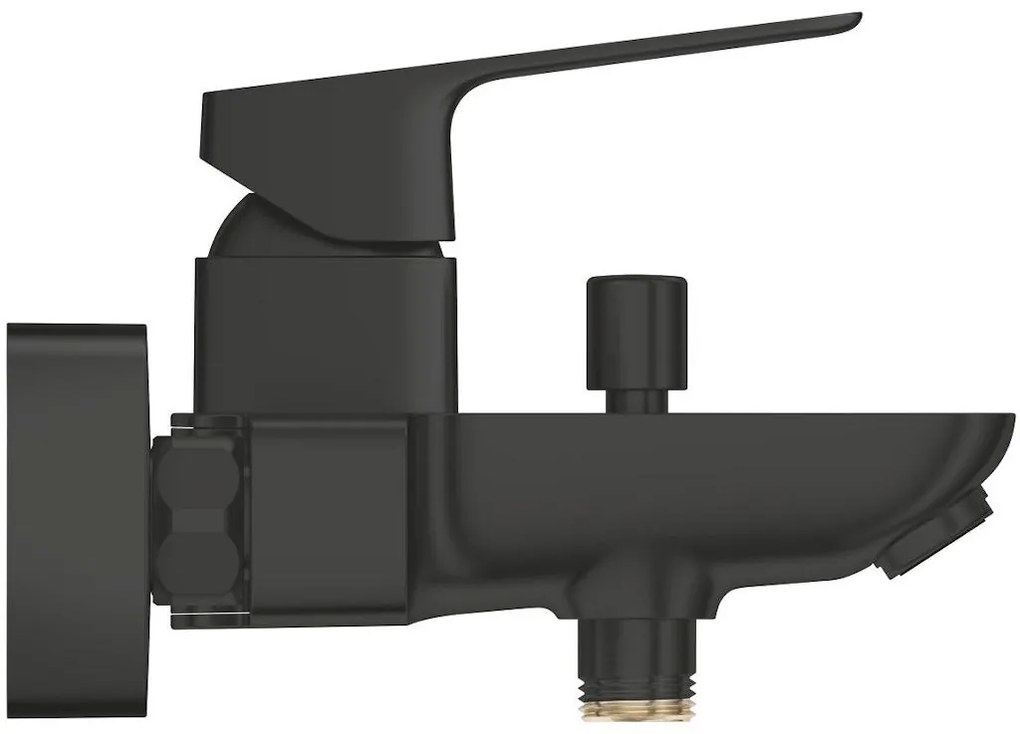 Grohe Cubeo Baterie cada dus monocomanda, negru mat