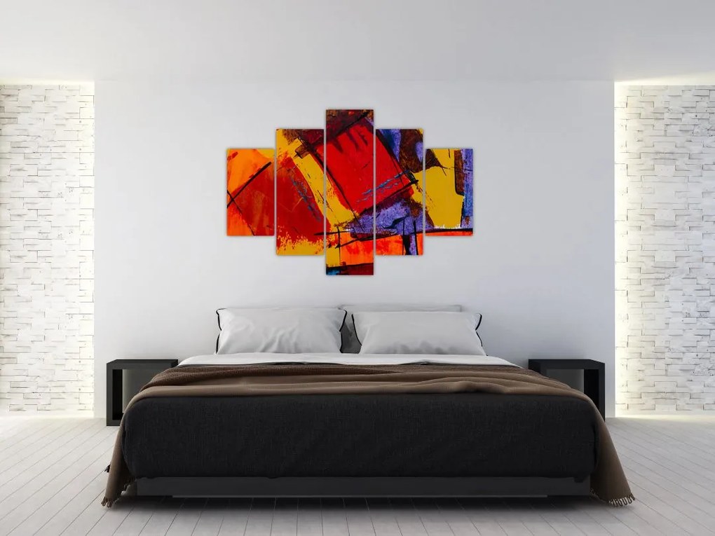 Tablou cu abstracție (150x105 cm)