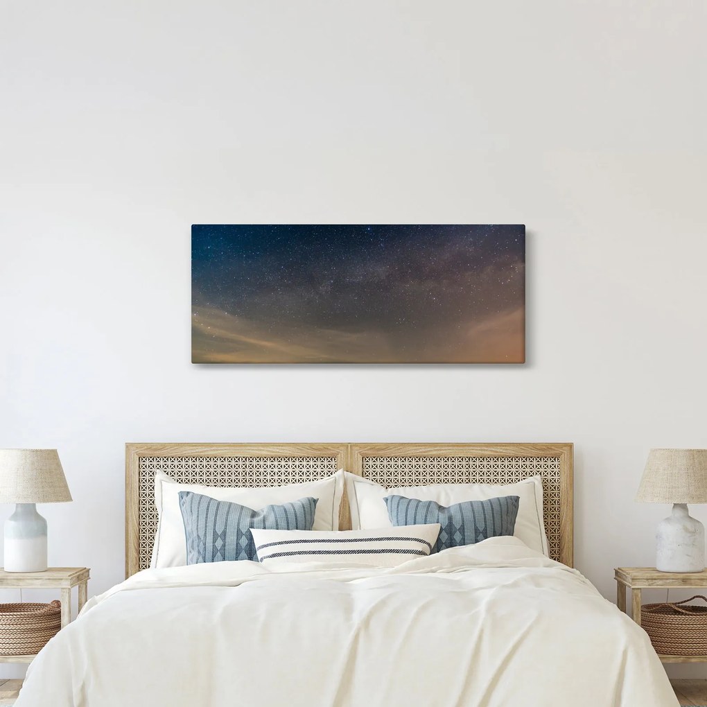 Tablou cu cerul nocturn (120x50 cm)