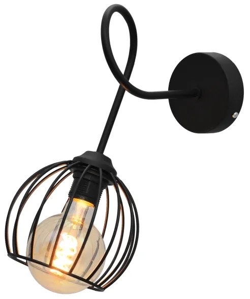 Aplică OXFORD 1xE27/15W/230V neagră