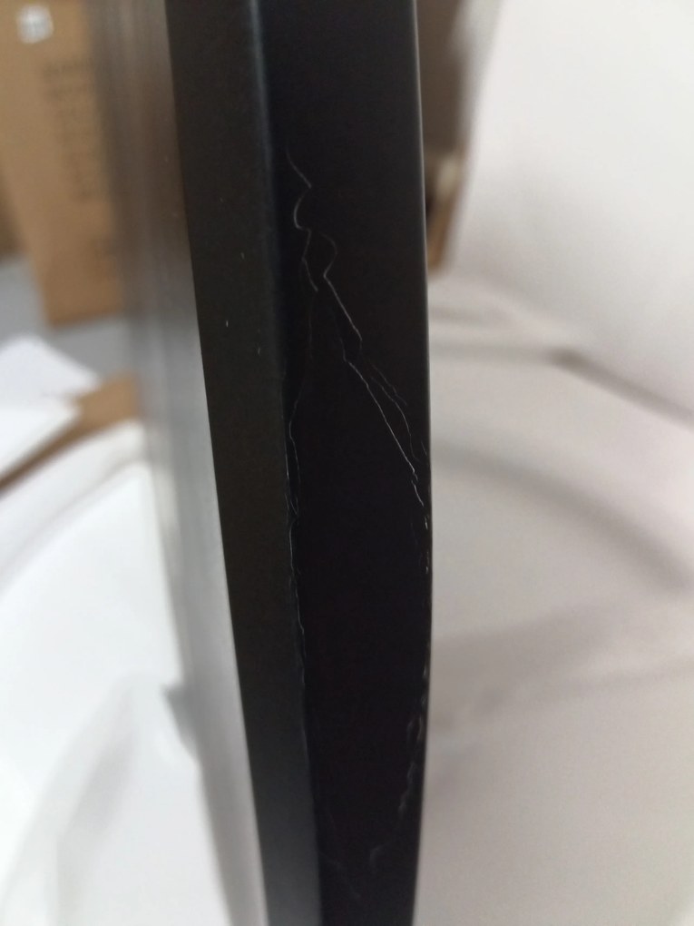 OFERTA Masa de dining neagra PHANTOM 80x80 clasa II