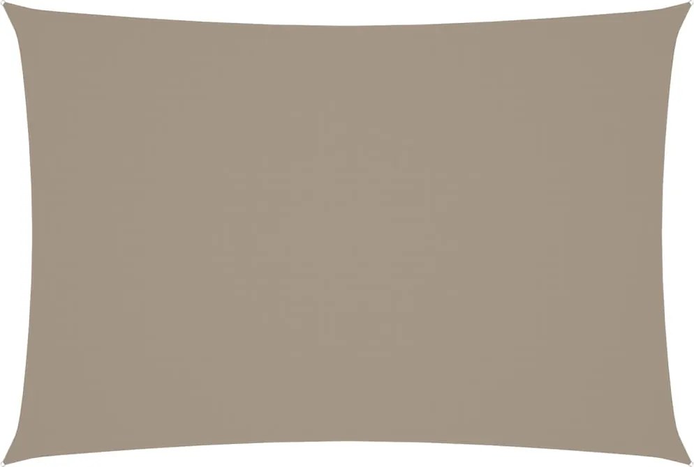 vidaXL Parasolar, gri taupe, 2,5x4,5m, țesătură oxford, dreptunghiular