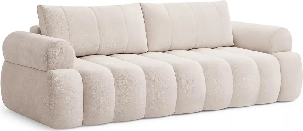 Canapea extensibilă Mavelia - țesătură bej deschis Kiara 851