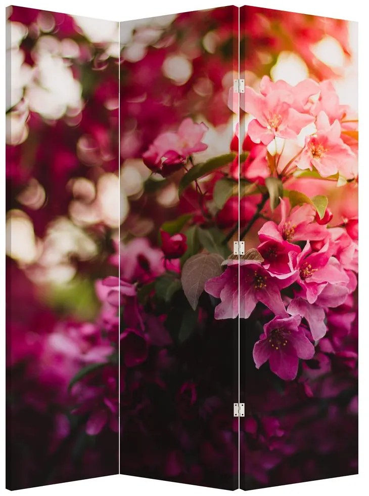 Paravan - Florile tufișului înflorit (126x170 cm)