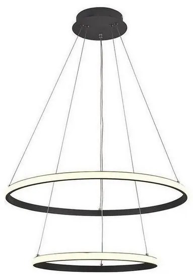 Lustră LED dimabilă pe cablu LED/75W/230V 3000-6500K + telecomandă