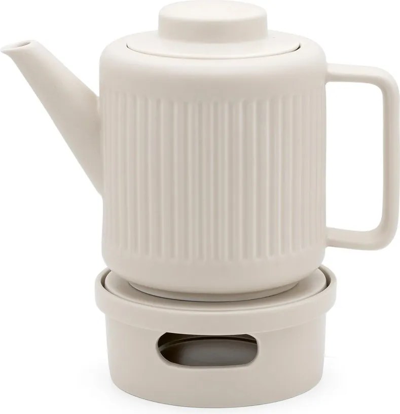 Ceainic alb cu filtru din porțelan 1,2 l Skagen – Bredemeijer