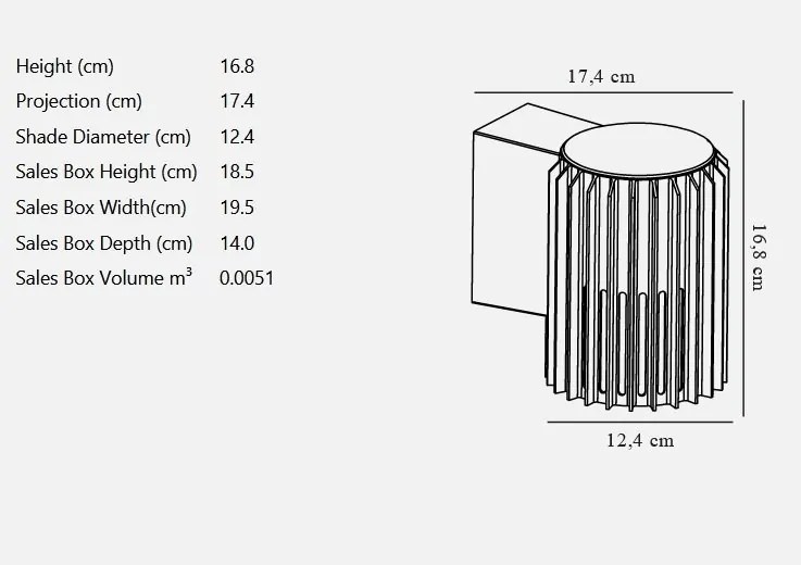 Aplica de perete exterior design nordic IP54 Aludra seaside negru