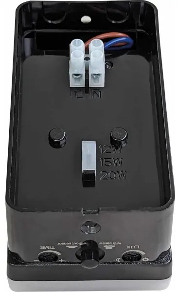 Aplică de perete LED pentru exterior cu senzor de mișcare și senzor crepuscular, 20W, 230V, IP65