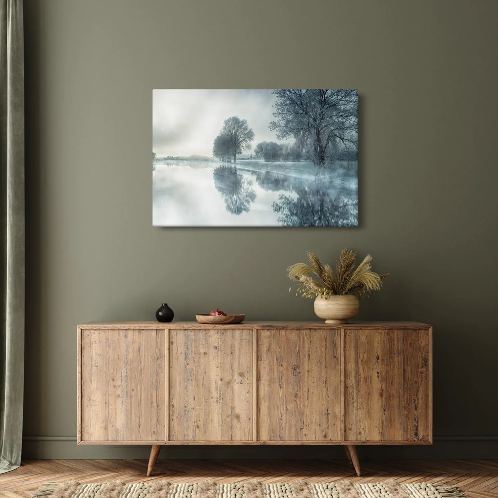 Tablou cu natura iarna (90x60 cm)