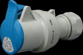Priza pe fir monofazata 3 X 32A 230V IP44 IS323 SEZ 34-303