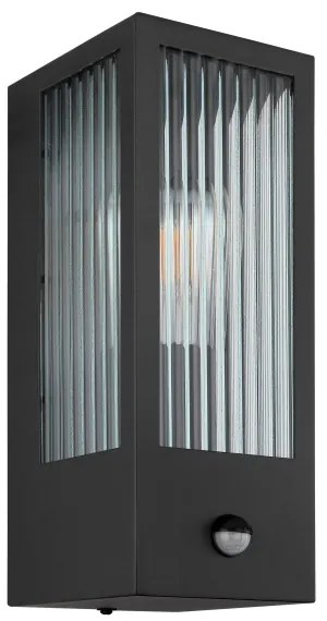 Aplică de exterior cu senzor GUNDULA 1xE27/60W/230V IP44 Globo 31980S