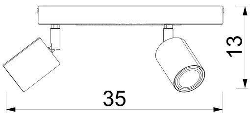 Spot pentru copii FUN 3xGU10/8W/230V gri/koala