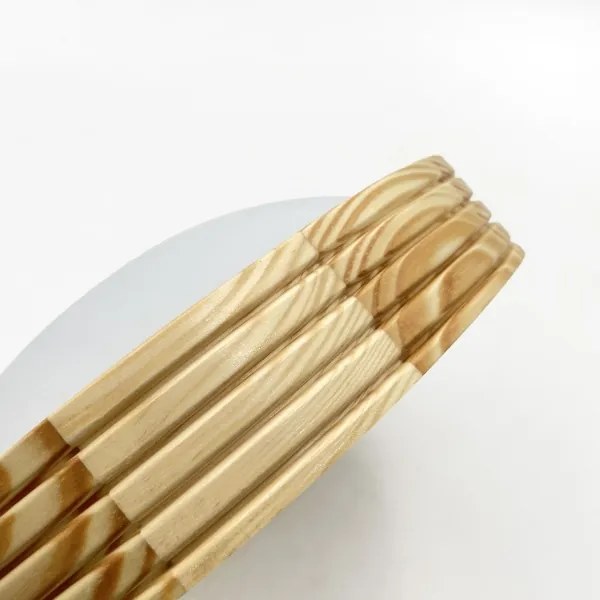 Plafonieră NATURAL MODERN SLIM 1xE27/15W/230V Ø 27,5 cm pin