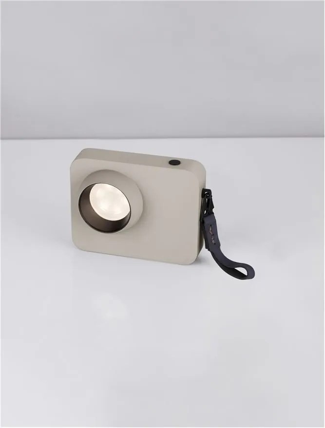 Lampa de masa LED portabila KEDROS bej