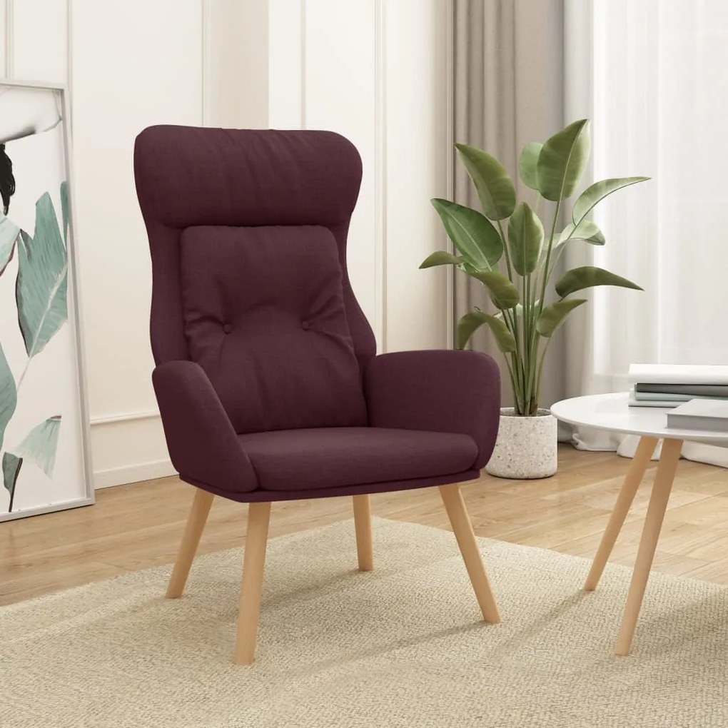 341300 vidaXL Scaun de relaxare, violet, material textil