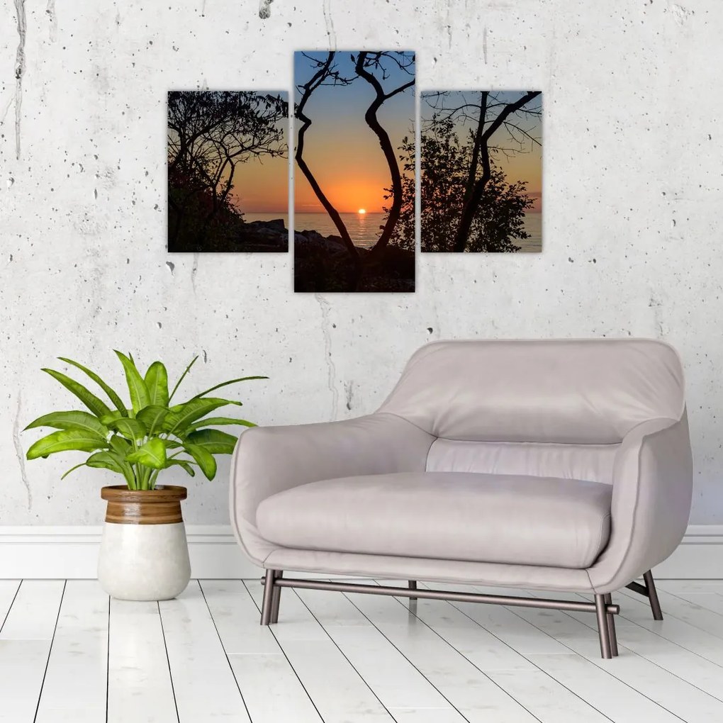 Tablou cu apus de soare (90x60 cm)