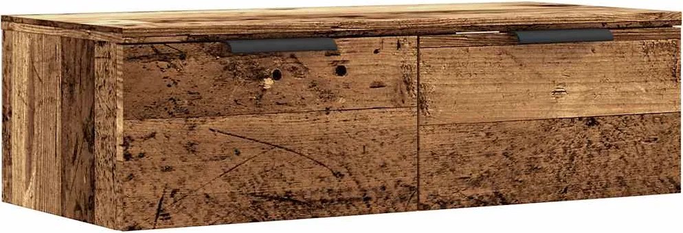 vidaXL Dulap de perete, lemn vechi, 68x30x20 cm, lemn compozit
