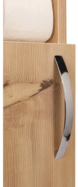 Dulap cu suport de hârtie igienică STAR 65x15 cm maro