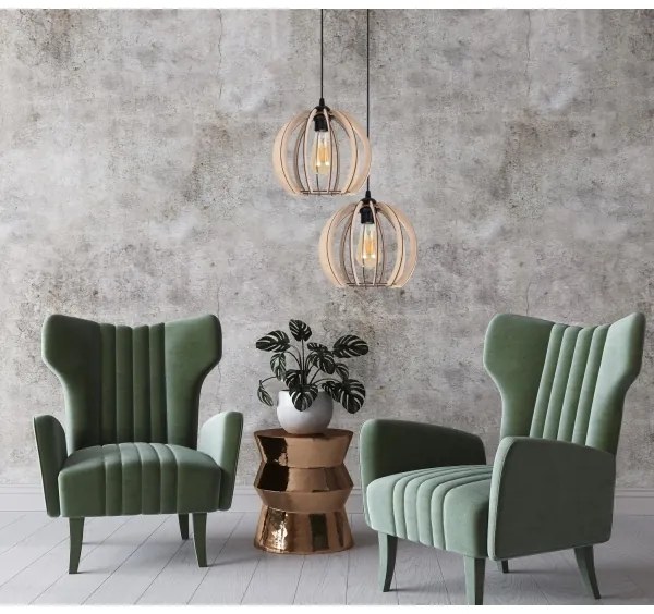 Lustră pe cablu DORO 2xE27/60W/230V