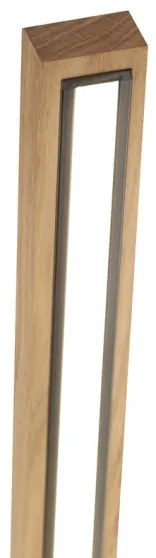 Lampadar LED ALSET LED/18W/230V stejar