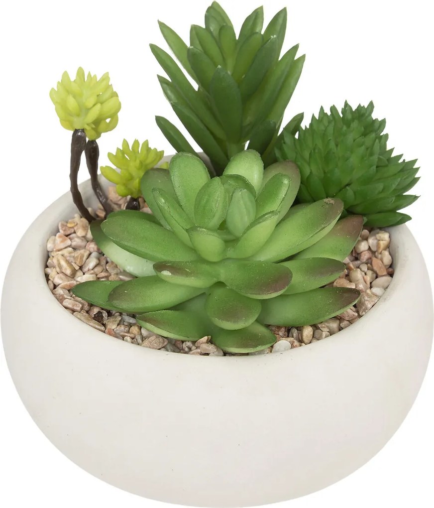 Flori artificiale în ghiveci