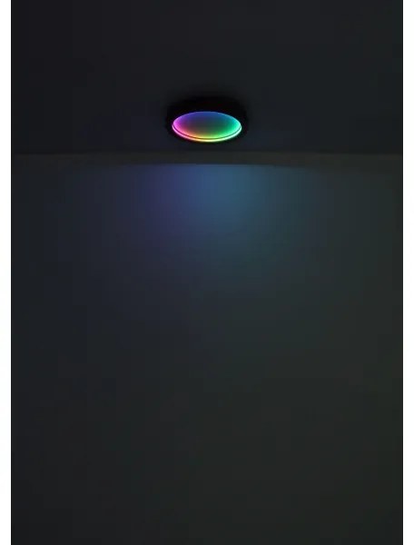 Plafonieră LED RGBW dimabilă BRANZA LED/24W/230V Globo 41374-24 + telecomandă